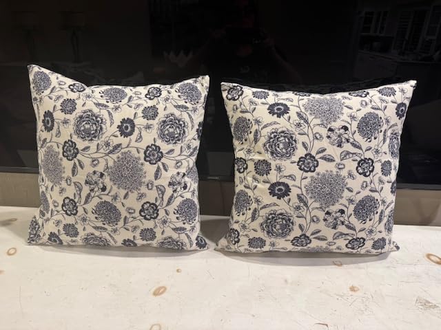 3dgiftroom Cotton Botanical Pillow Covers Set of 2