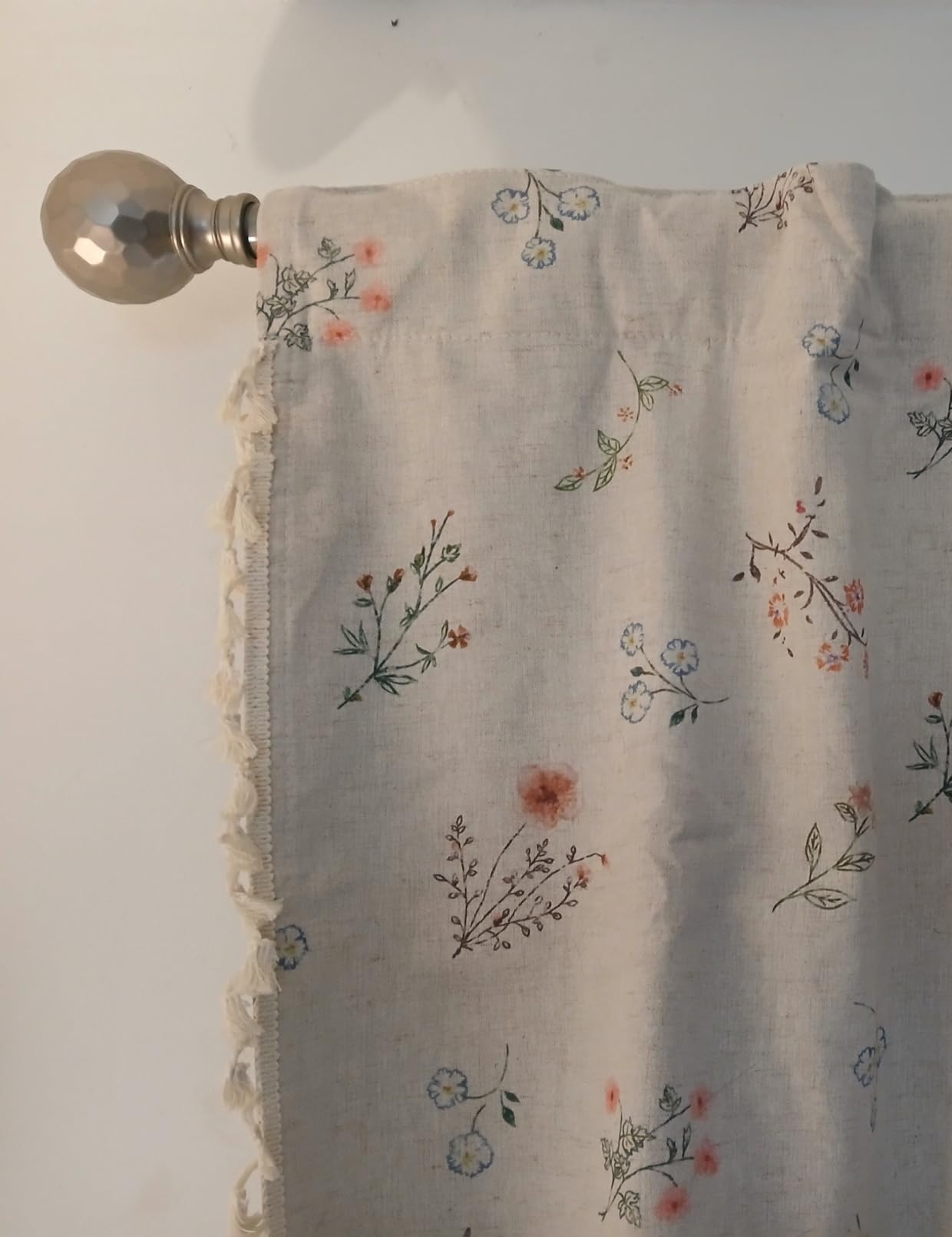 3dgiftroom Vintage Floral Blackout Curtains 84” Tassel