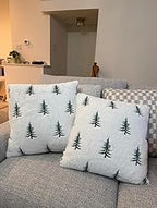 3dgiftroom Cotton Christmas Tree Pillow Covers Set