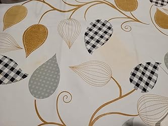 3dgiftroom Waterproof Vinyl Leaf Tablecloth 60x84