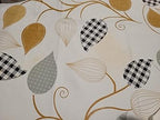 3dgiftroom Waterproof Vinyl Leaf Tablecloth 60x84