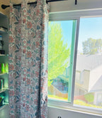 3dgiftroom Pink Floral Blackout Curtains 84” Set