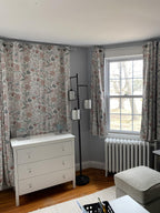 3dgiftroom Pink Floral Blackout Curtains 84” Set