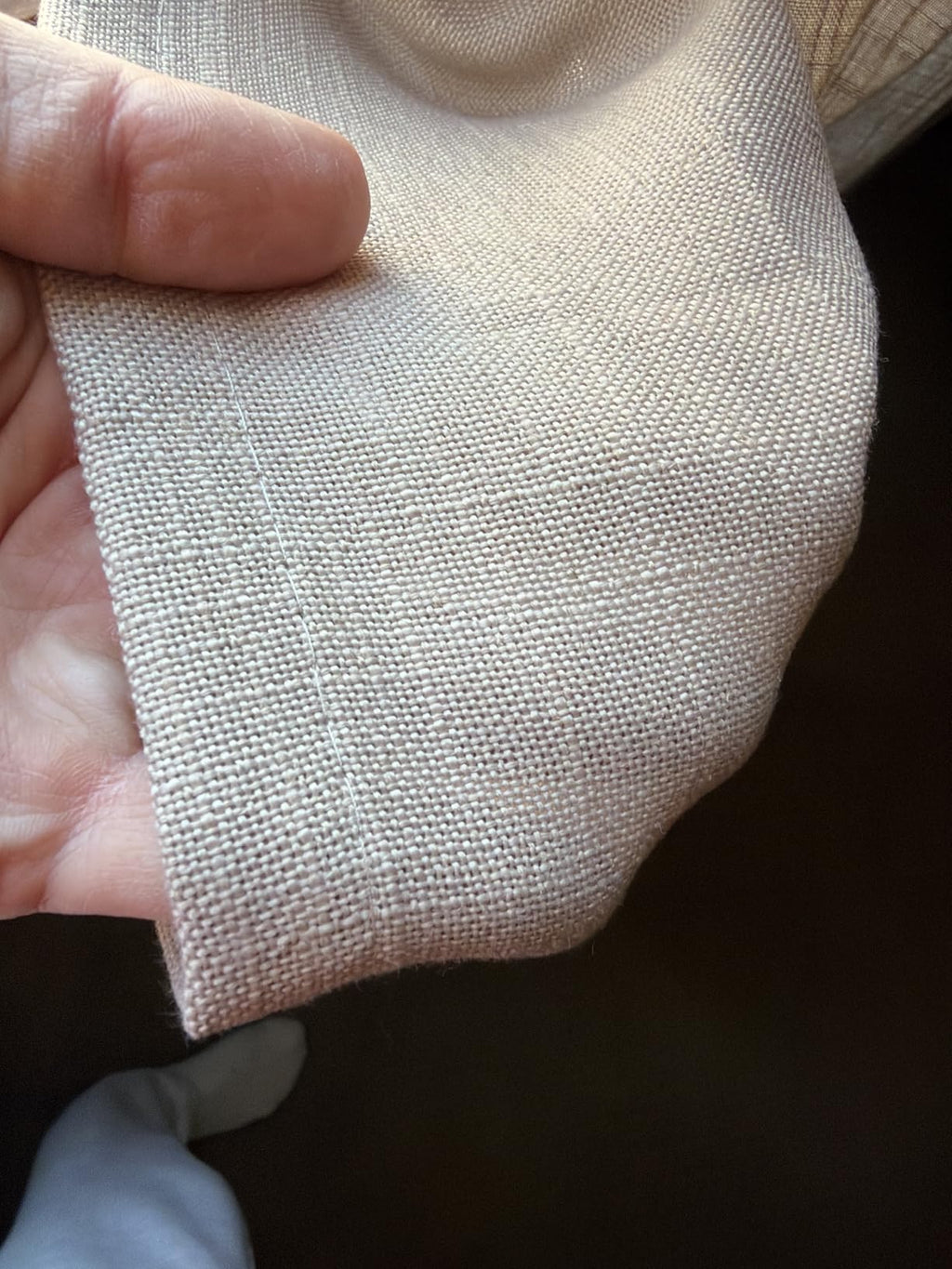 3dgiftroom Neutral Linen Pinch Pleated Curtains 84”