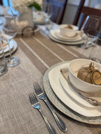 3dgiftroom Waterproof Cotton Linen Tablecloth 55x86