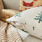 3dgiftroom Cotton Christmas Tree Pillow Covers Set