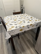 3dgiftroom Waterproof Vinyl Leaf Tablecloth 60x84