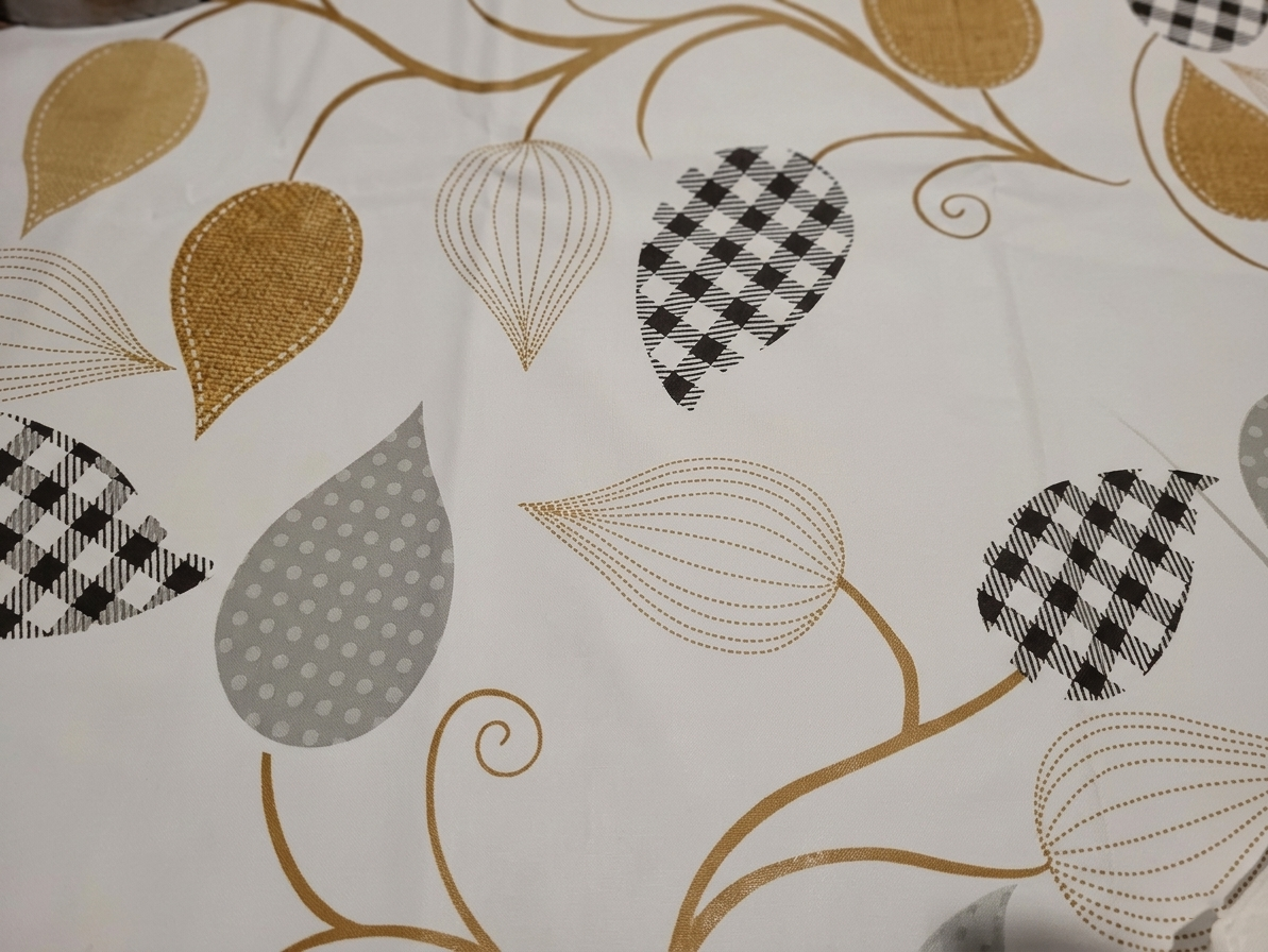 3dgiftroom Waterproof Vinyl Leaf Tablecloth 60x84