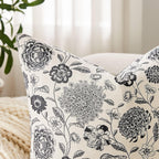 3dgiftroom Cotton Botanical Pillow Covers Set of 2