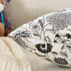 3dgiftroom Cotton Botanical Pillow Covers Set of 2