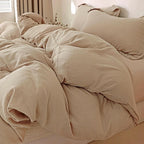 3dgiftroom Cotton Muslin Duvet Cover Set Queen 3PCS