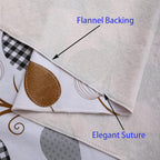 3dgiftroom Waterproof Vinyl Leaf Tablecloth 60x84