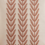 3dgiftroom Cotton Terracotta Leaf Pillow Covers Set