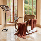 3dgiftroom Boho Chenille Knit Throw Blanket 50x60