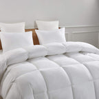 3dgiftroom Goose Feather Down Cotton Comforter Queen 90x90