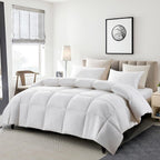 3dgiftroom Goose Feather Down Cotton Comforter Queen 90x90