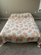 3dgiftroom 4-Layer Cotton Muslin Throw Blanket