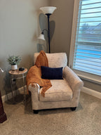 3dgiftroom Boho Chenille Knit Throw Blanket 50x60